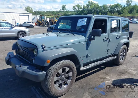 2014 Jeep Wrangler Unlimited Sport from USA, damaged, VIN 1C4BJWDG3EL201848